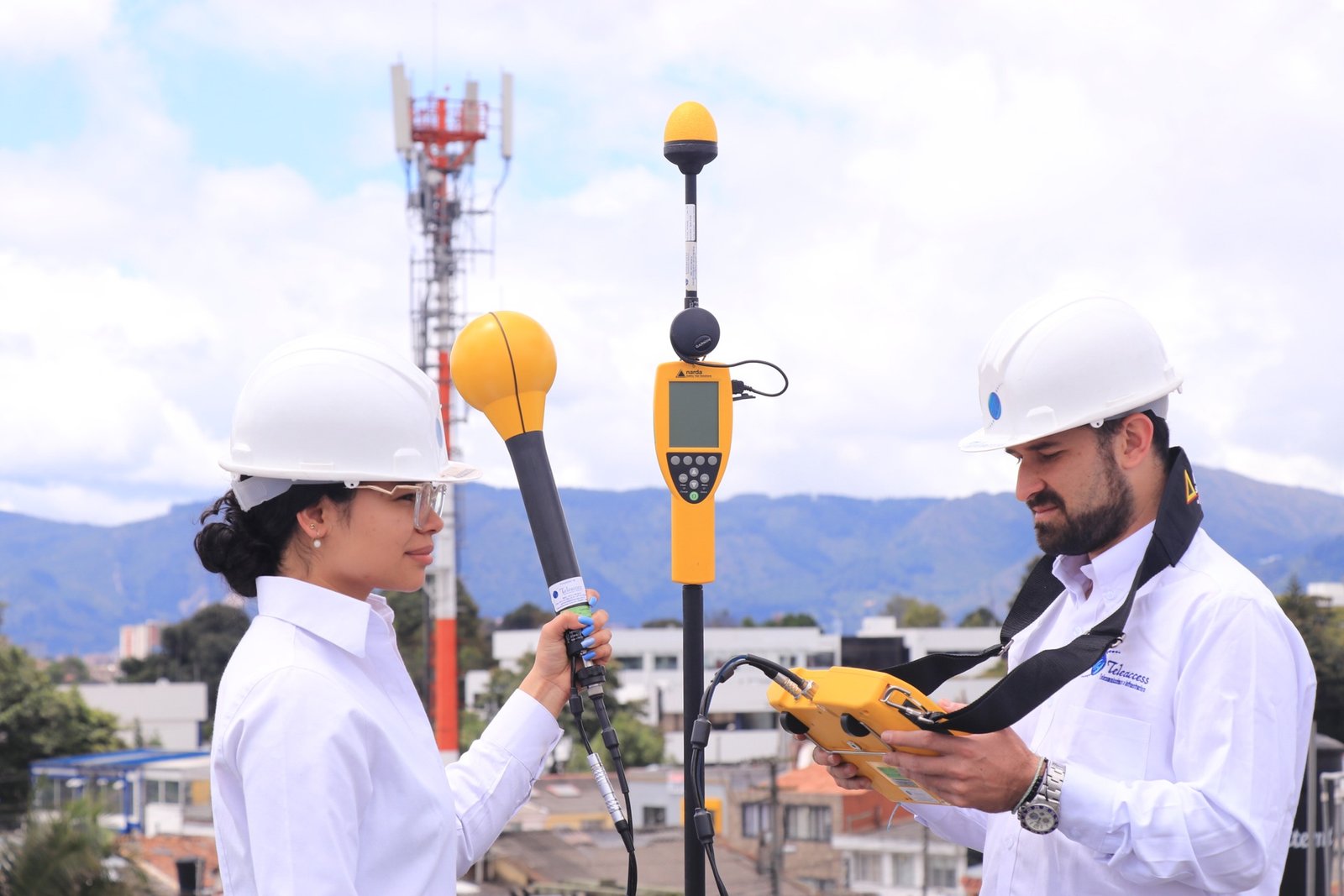 Equipo técnico en campo